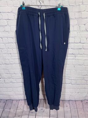 Figs Zamora High Rise Jogger Scrub Pant Navy Size XXL Nurse Medical